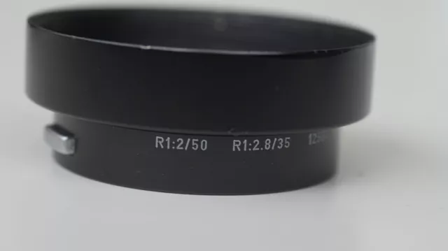 pare-soleil leitz wetzlar ,  Leica pour objectif R 50mm 2 et 35mm 2.8 leica