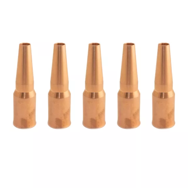 TWECO #4 Style MIG Gas Nozzle / Shroud 13mm PIPELINE- 5 Pack -LONG LIFE 24AT37SS