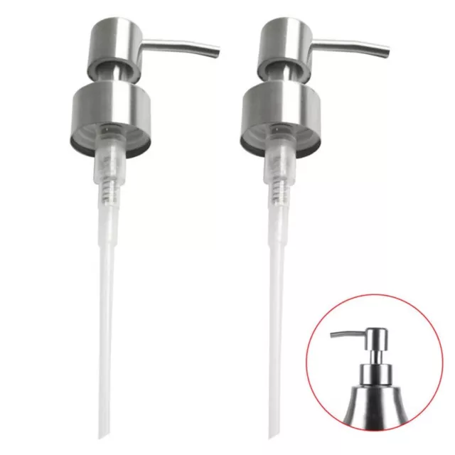 304 Stainless Steel Soap Pump Tube Replacement Set of 2 (77 characters)