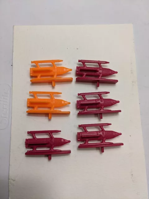 Vintage 1978 Mattel GODZILLA pop-up board game pieces  Spaceships