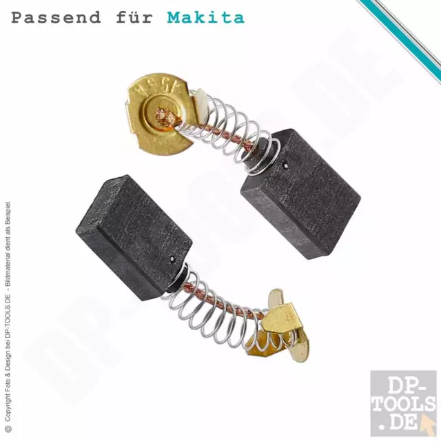 Spazzole Carbone per Makita 5016 B, 5016B 2Stück CB-155/153 6.5x13.5mm