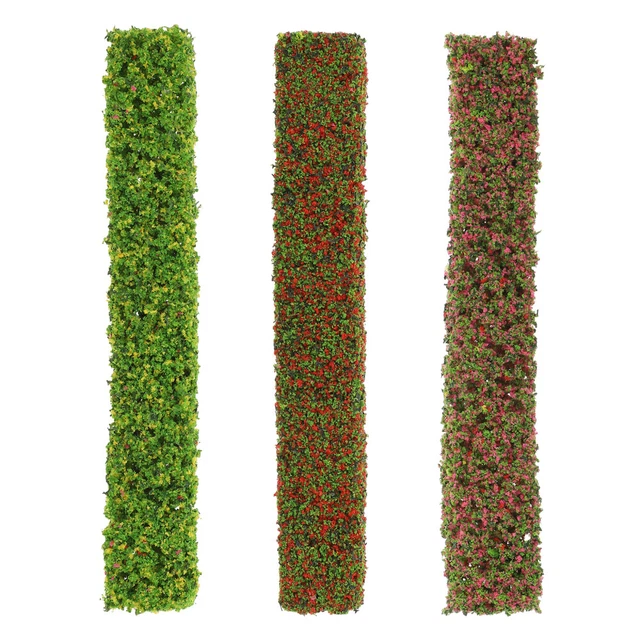 3 Pcs Ornement Modèle De Parterre De Fleurs Décoration Extérieure Décorations