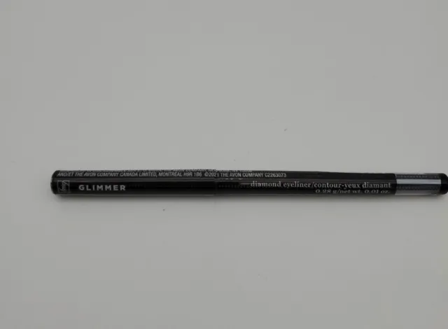 new Avon fmg glimmer glimmersticks eye liner pencil - blackest Black