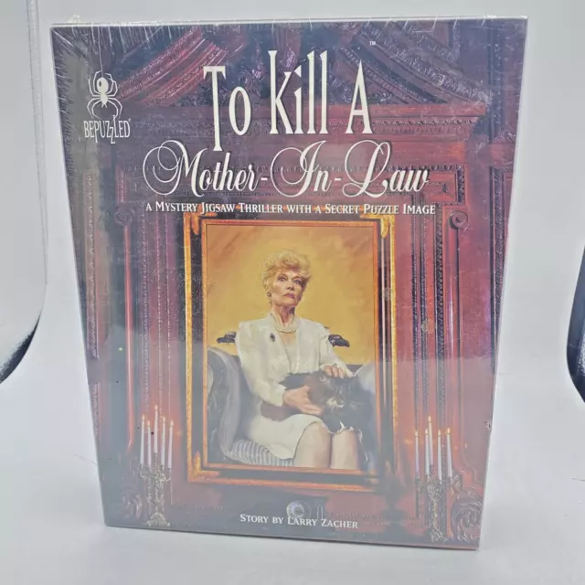 To Kill a Mother-In-Law Bepuzzled Thriller Mystery Jigsaw Puzzle 1995 Sealed