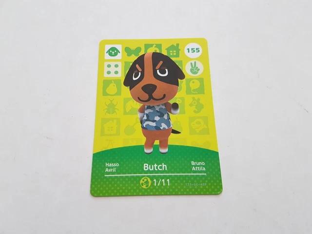Carte Amiibo Animal Crossing - Biquette (Chevre) N°242 - Série 3 - EUR - Near Mint