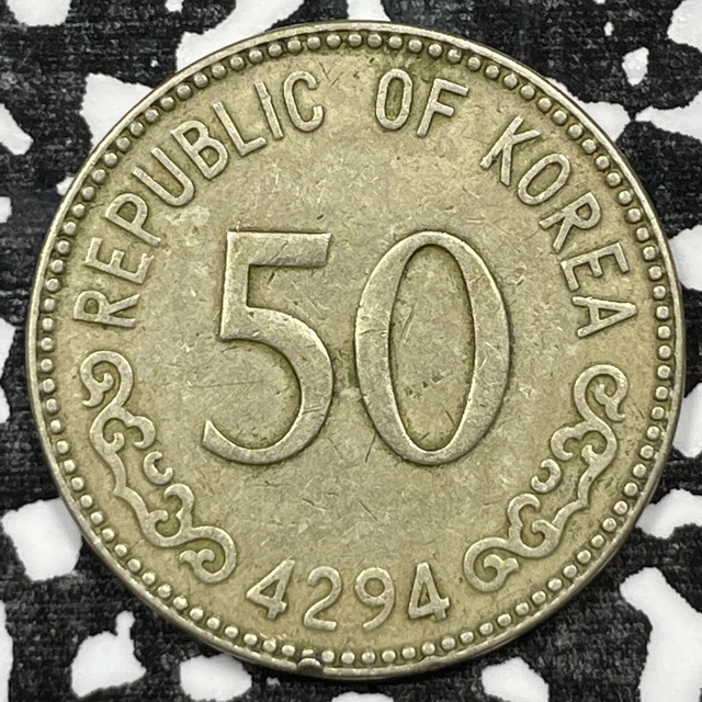 KE 4294 (1961) Korea 50 Hwan (9 Available) Circulated (1 Coin Only)