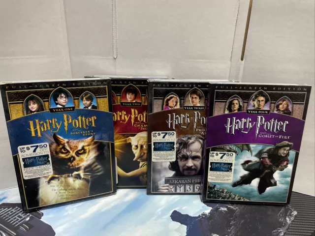 Harry Potter Years 1-4 DVDs New Sealed