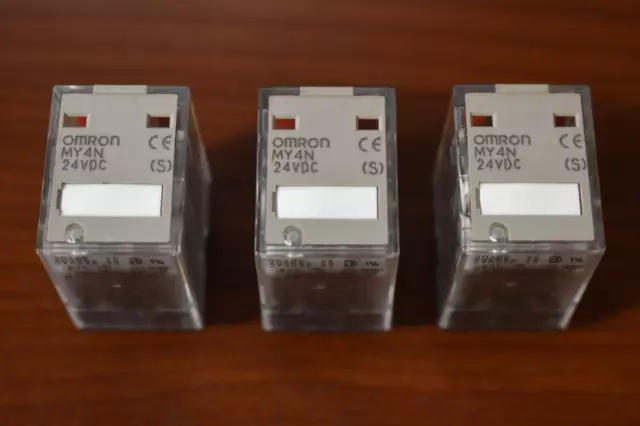 [Lot of 3] Omron MY4N Relay 24 VDC