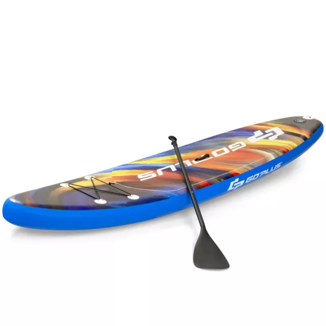 Paddle Gonflable 335x76x15CM en PVC avec Pagaie Alliage Aluminium Réglable Aile