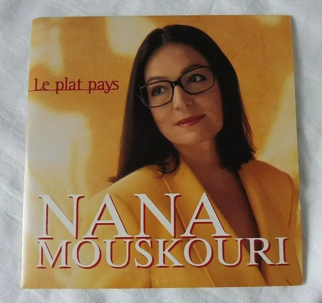 NANA MOUSKOURI CDS PROMO "Le plat pays , Con te partiro " BREL 1997