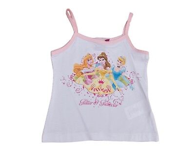 Nuova con Etichetta da Bambina Disney Princest-Shirt Canotta IN Età 3 Anni