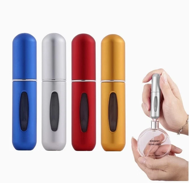 4 Dispenser Profumo Portatile Atomizzatore Porta Profumo Da Viaggio Bottiglia 