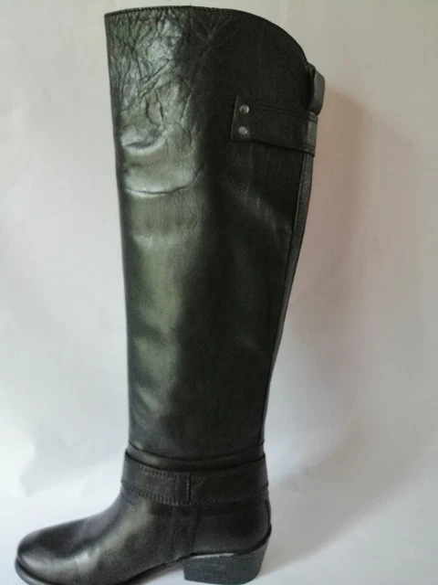 Bottes Cavalieres  Femme Cuir Noir  T 34 NEUVES pas chères