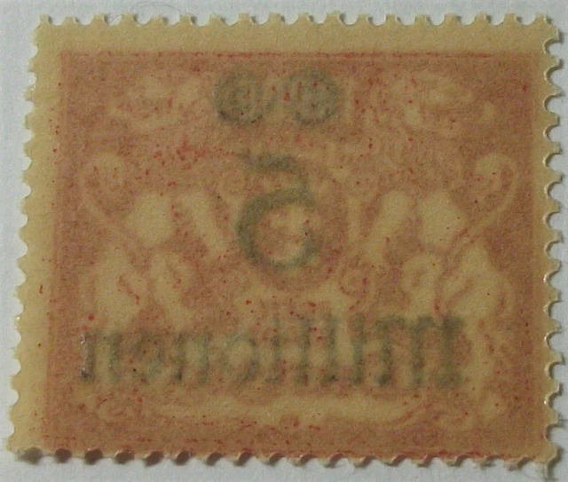 Briefmarke Freie Stadt Danzig 5 Millionen** 2