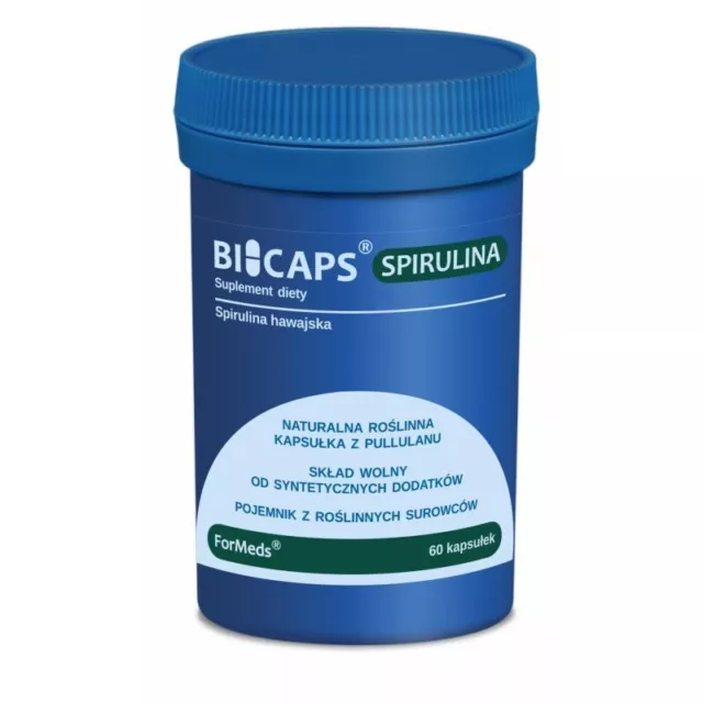Formeds Bicaps Spirulina 530 mg, 60 capsules