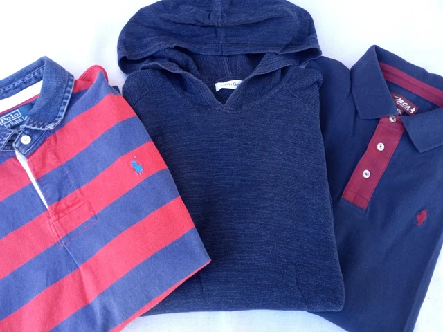 lotto polo maglia Ralph Lauren Calvin Klein Marlboro taglia XXL uomo D7730