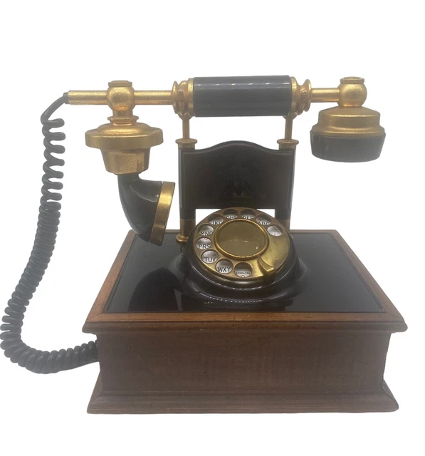 VINTAGE DECOTEL PERSONAL Telephones Cradle Rotary Phone READ £46.15
