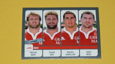 N°413 QUINIOU LACOSTE MATHY IRELAND US DAX PRO D2 PANINI RUGBY 2013 FRANCE 