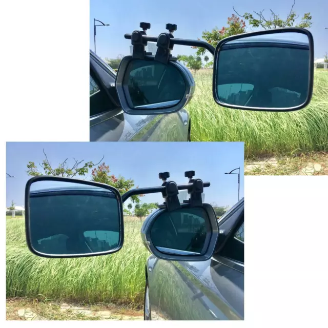 Milenco Falcon Super Steady Caravan Towing Mirrors - Pair - Twin Pack