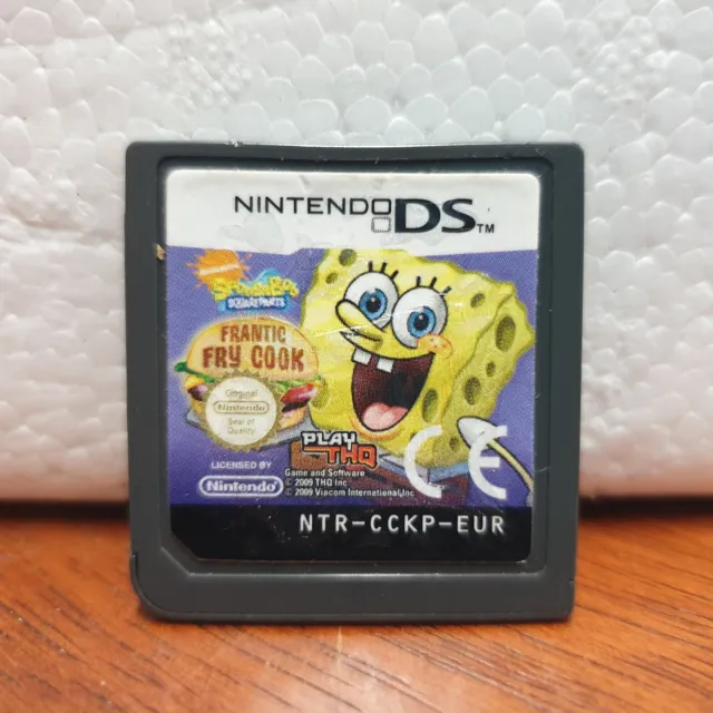 Spongebob Sqaurepants Frantic Fry Cook - Nintendo DS Cartridge