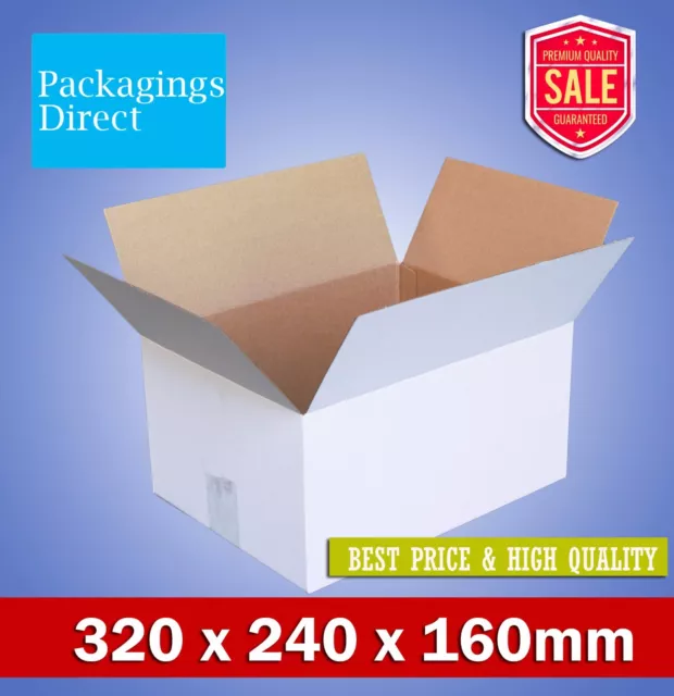 20x  Mailing Box 320 x 240 x 160mm A4 Carton for 5KG / Extra Large Parcel