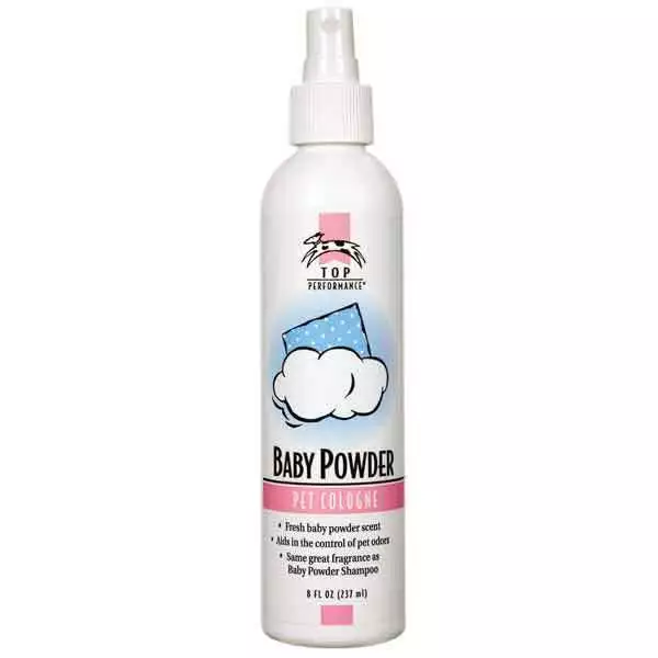 Baby Powder Scented Dog & Cat Cologne Grooming Mist Spritz - 8 oz Spray Bottle 3