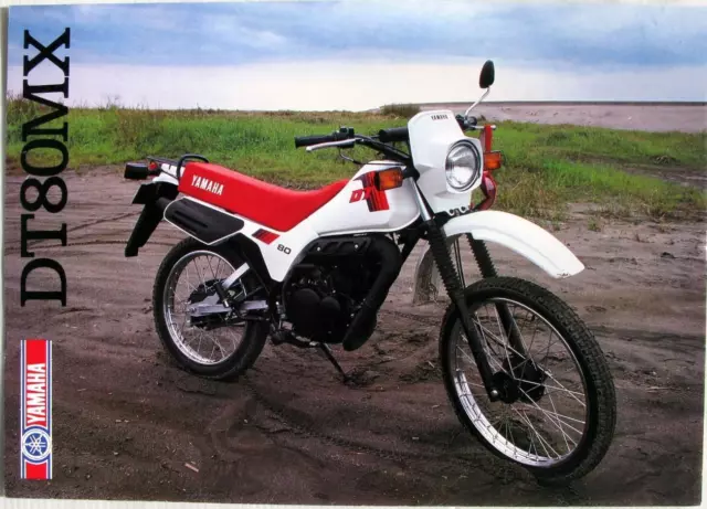 YAMAHA DT80MX Motorcycle Sales Brochure 1983 #LIT-3MC-0107732-83E