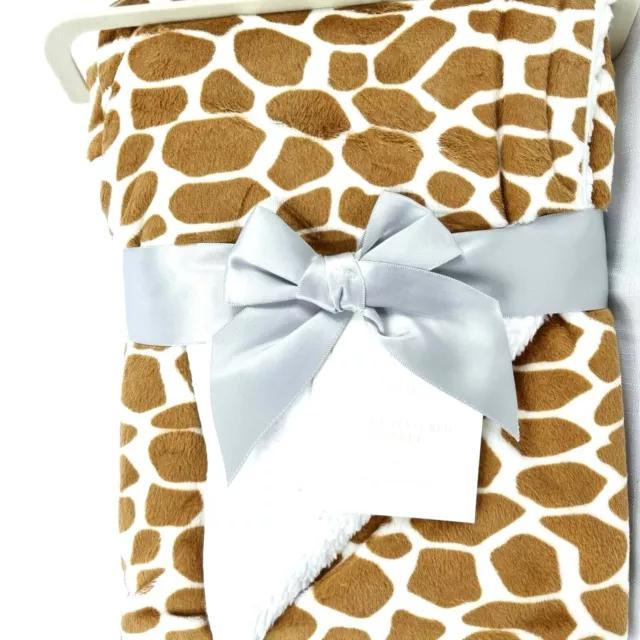 Baby Pet Blanket Velboa Leopard Brown White Boy Girl Polyester Living Textile