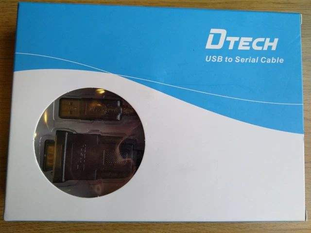 DTECH DT-5002A CAVO adattatore da USB a seriale (9 pin) Db-9 Rs-232 con ...