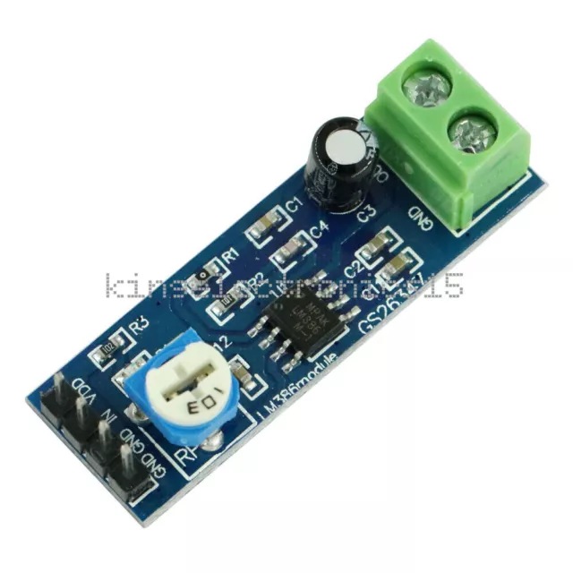 200 Times gain LM386 Audio Amplifier Module 10K Adjustable Resistance 5V-12V 2