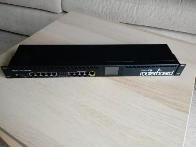 MikroTik Routerboard RB2011UiAS-RM Rackmount Router with UK Power Supply