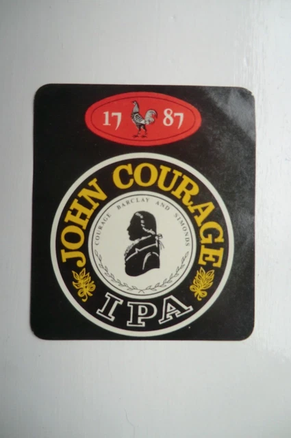 Mint Courage London Maidstone Alton Ipa Alton Brewery Beer Bottle Label T4