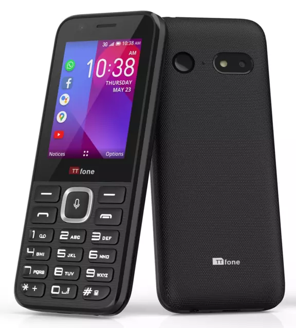 TTfone TT240 Smartphone con funzionalità Whatsapp semplice telefono cellulare 3G KaiOS