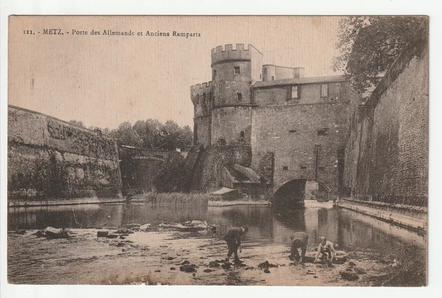METZ  - Moselle - CPA 57 - Les portes - Porte des Allemands vue N° 7