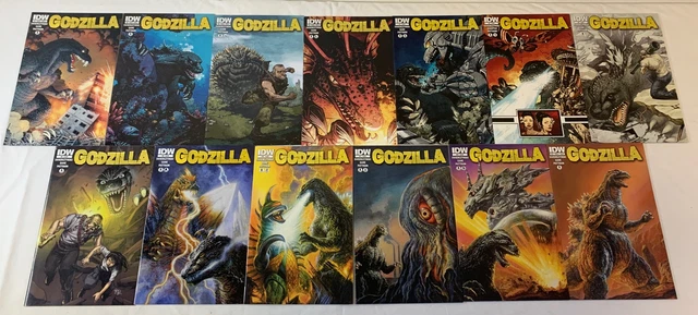 IDW Comics GODZILLA #1 2 3 4 5 6 7 8 9 10 11 12 13 ~ FULL SET
