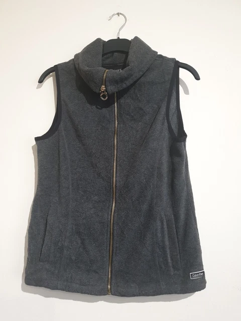 Gilet Calvin Klein Performance bambini piccolo pile grigio