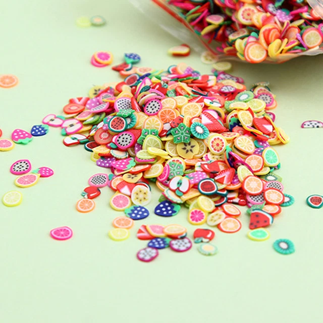 1000pcs Cute Funny Fimo Slice Polymer Clay Cute Nail Art Decoration DIY Stickers
