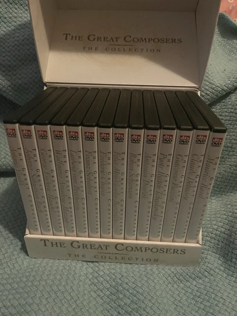 THE GREAT COMPOSERS Collection 14 DVD Box Set Bach Beethoven
