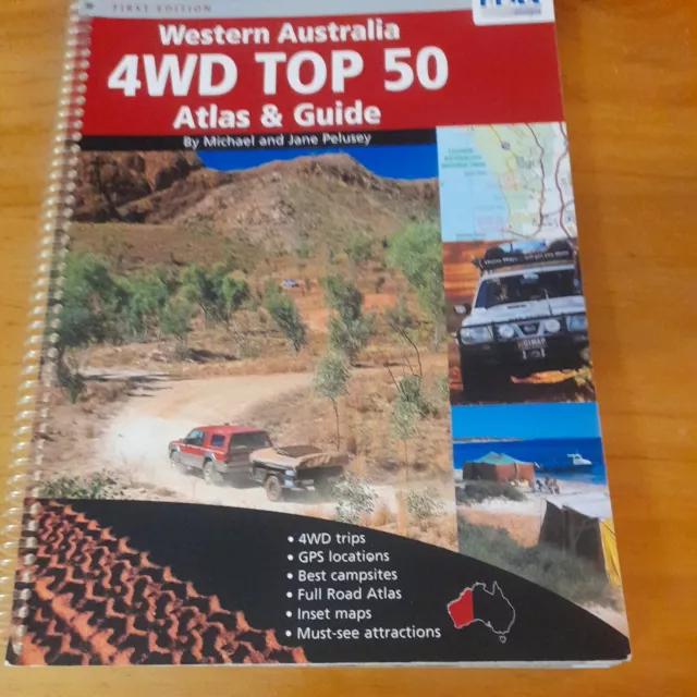 Western Australia 4WD Top 50 Book Off-road Atlas  & Guide HeMA Maps  1st edition