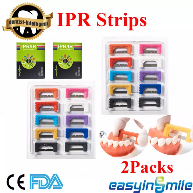 Dental Ortho Quick Strips Interproximal Reduction Ipr Polishing Serrated Saw 2x
