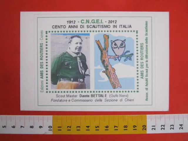 Sjgx2 Italia Scouts Scautismo Jamboree Post Card 2012 Chieri Cngei Torino Cuneo
