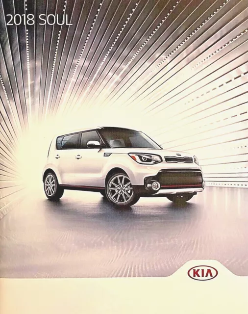 2018 Kia Soul—26 Page Us Dealer Sales Brochure—New Nos