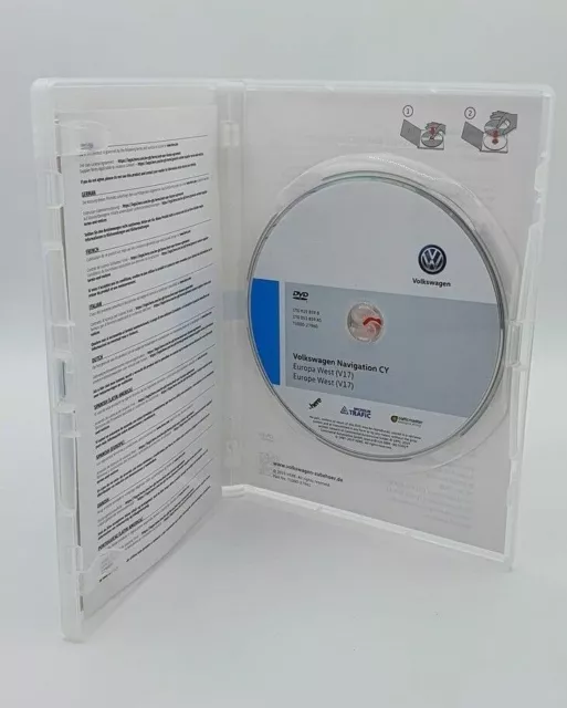 Original Volkswagen VW Navi Navigation CD für RNS 810 RNS 510 Europa West V17 2