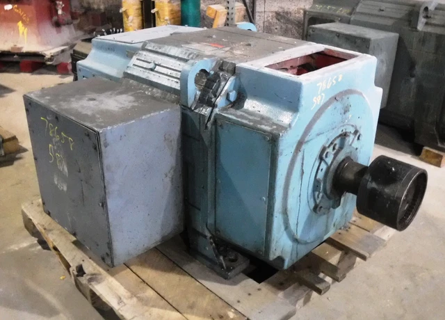 75 HP DC Reliance Electric Motor, 300 RPM, B587ATZ Frame, DPFVBB, 500 V