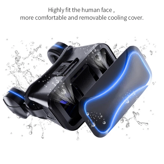 Controller VR Headset Movies Video Games Virtual Reality Glasses Kids Adults 3D