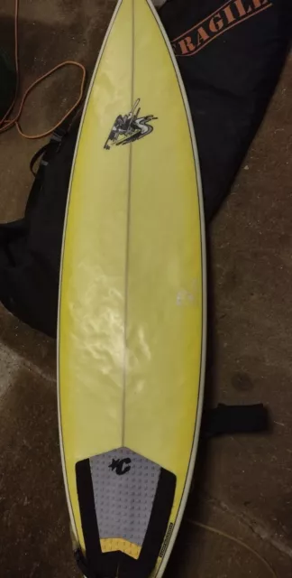 NIGEL SEMMENS EARLY 90s vintage surf board VGC Bag Incl 450.00