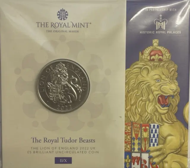 2022 £5 - Tb Lion Of England - Five Pounds Bu - Brilliant Uncirculated Coin Pack