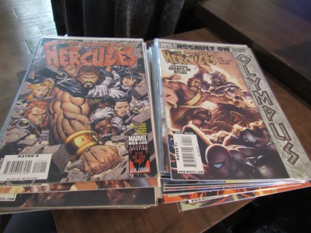 Lot of 27 Different Incredible Hercules #114-141 Comic Book Run Marvel