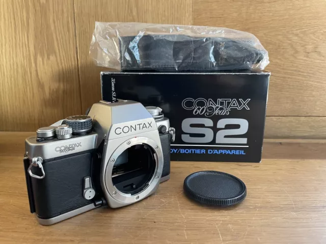 Beste Mint IN Karton Contax S2 60th Anniversary Model SLR Film Kamera Körper Aus