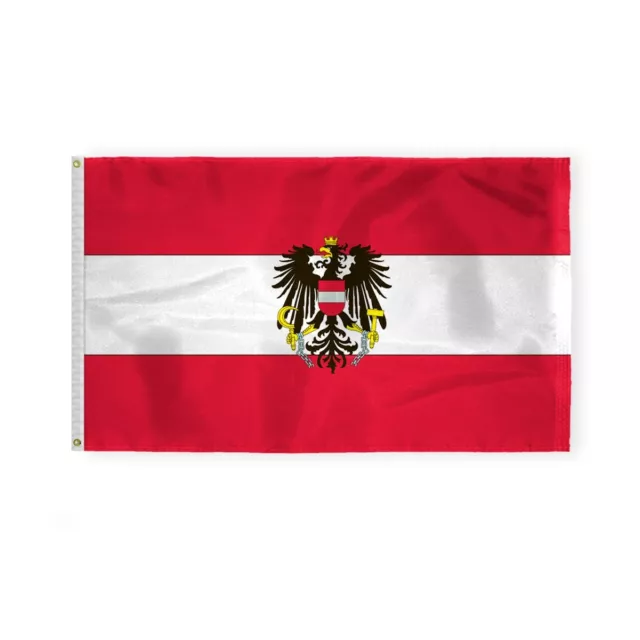 3x5 ft Austria Austrian Eagle Country Flag 3'x5' House Banner, Grommets, Nylon